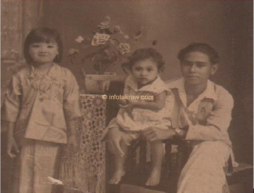 Hamid Mydin con i parenti